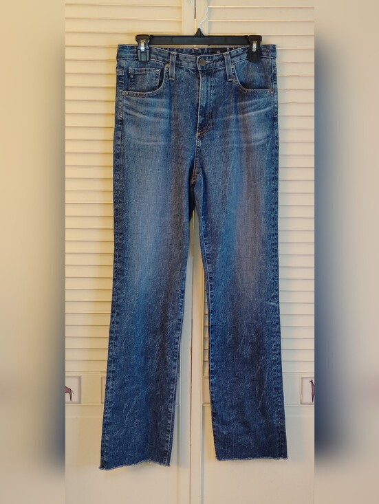 Ag Adriano Goldschmied Denim - Ag Adriano Goldschmied Women's Straight Jeans in Blue Wash